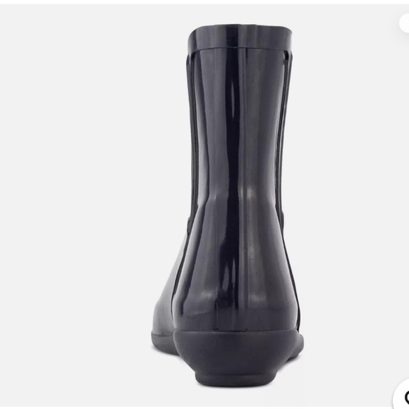 CHARTER CLUB Women Rain Boots Navy Pull-on Side Stretch Goring / NWOT / Sz. 6 - Picture 7 of 9